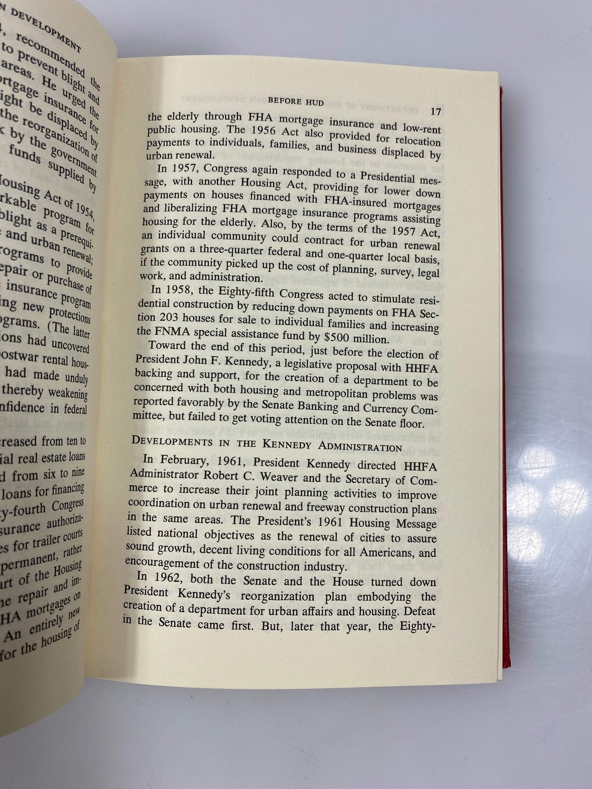 The Department of Housing and Urban Development by Willmann Ex-library 1967 HC