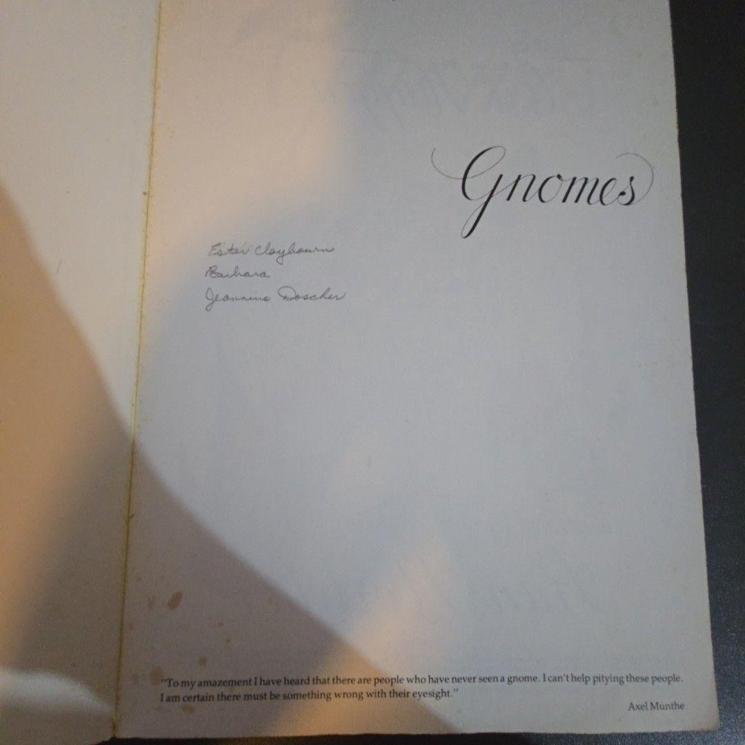 Gnomes By Wil Huygen & Rien Poortvliet 1979 Paperback Illustrated