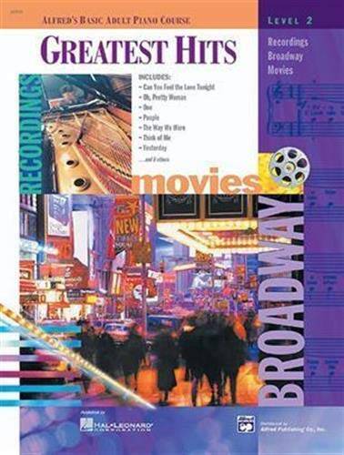 Alfred’s Basic Adult Piano Course Greatest Hits, Bk 2 – Paperback – GOOD