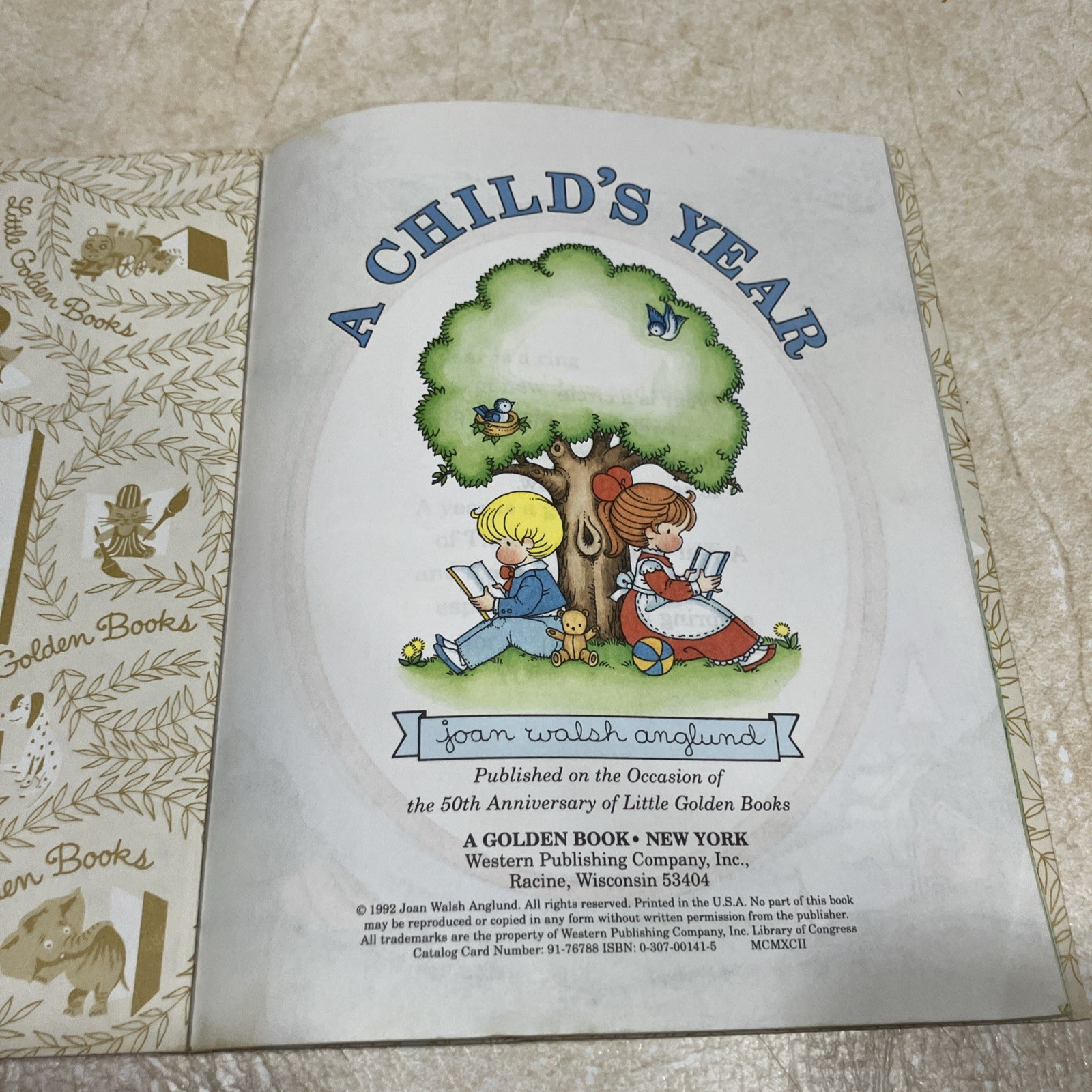 A Child’s Year Little Golden Books Joan Walsh Anglund