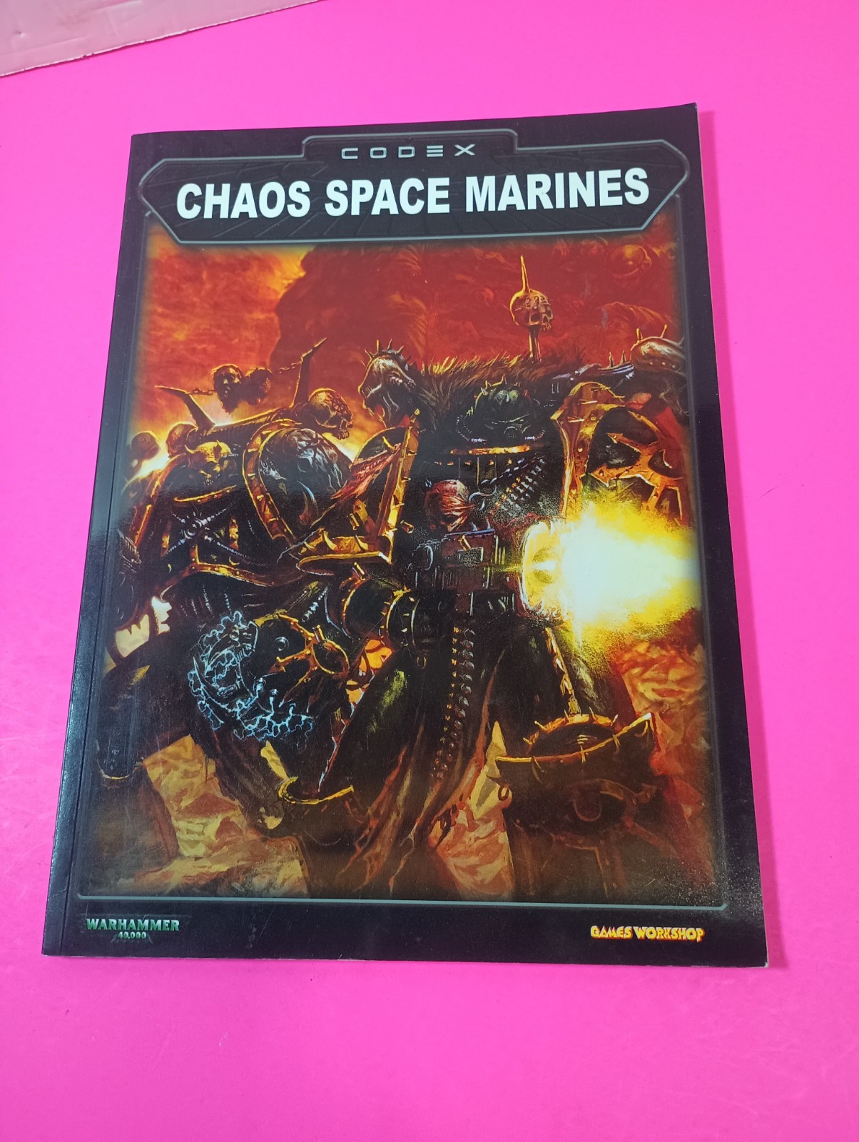CODEX CHAOS SPACE MARINES By Games Workshop & Games Workshop VG!