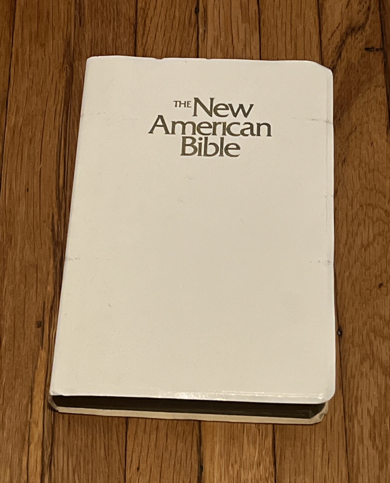 The New American Bible Catholic World Press Red Letter Edition 1991 White