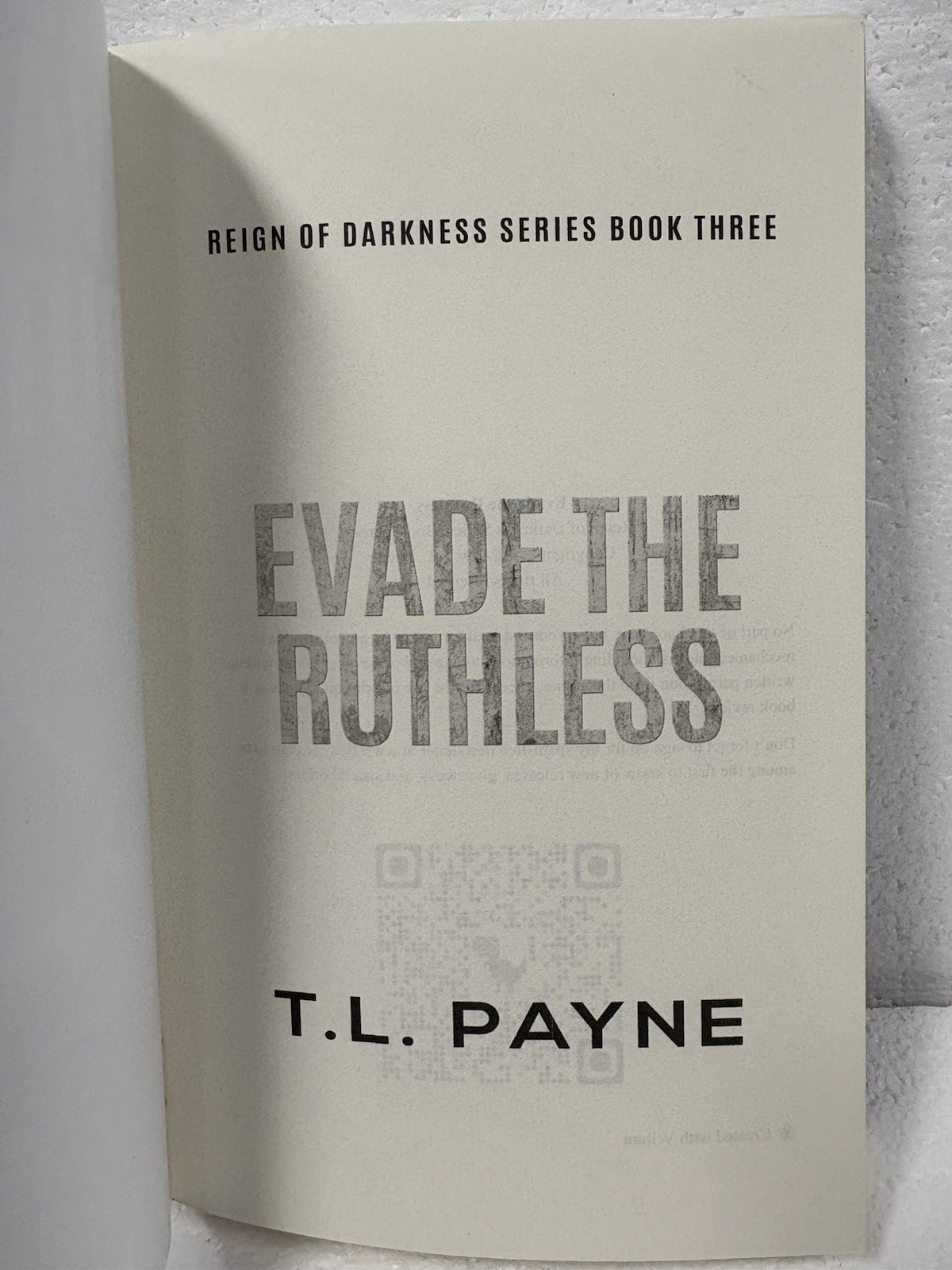 Lot Of 6 Books By T. L. Payne: Rain Of Darkness (1,3,4) & Survive The Collapse