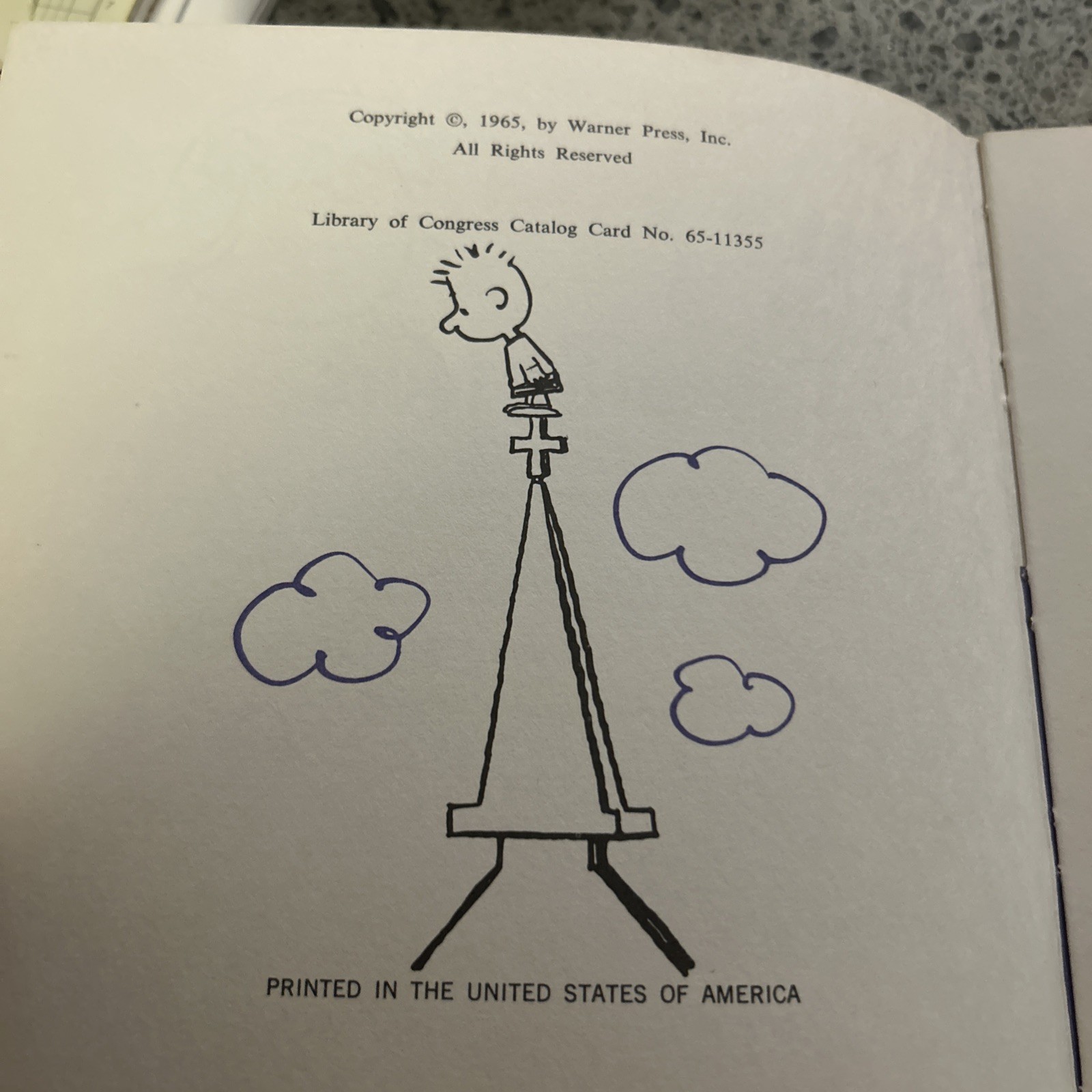 Two-By-Fours (Warner Press 1965) Charles Schultz, HC, good, name inside, 1st ed