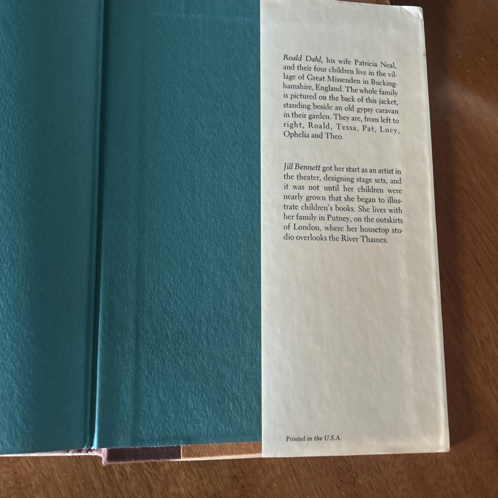 1st Printing ROALD DAHL DANNY THE CHAMPION OF THE WORLD ‘1975 HCDJ Like New