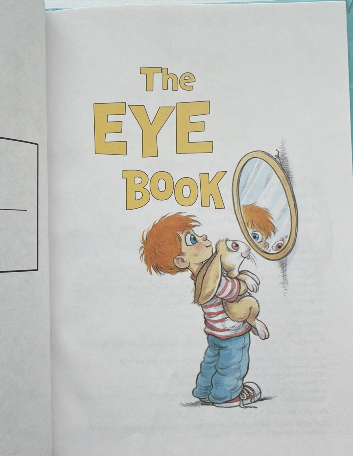 Dr Suess Theo LeSieg Book Lot: The Eye Book & The Tooth Book Bright & Early