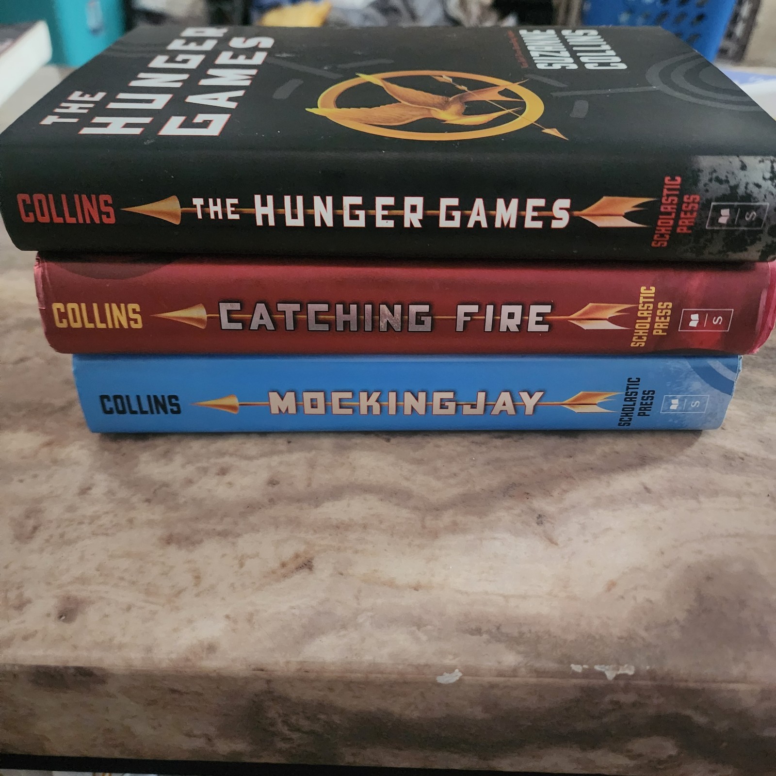 The Hunger Games Trilogy by Suzanne Collina (1st Edition) Hardcover Books w/ DJ