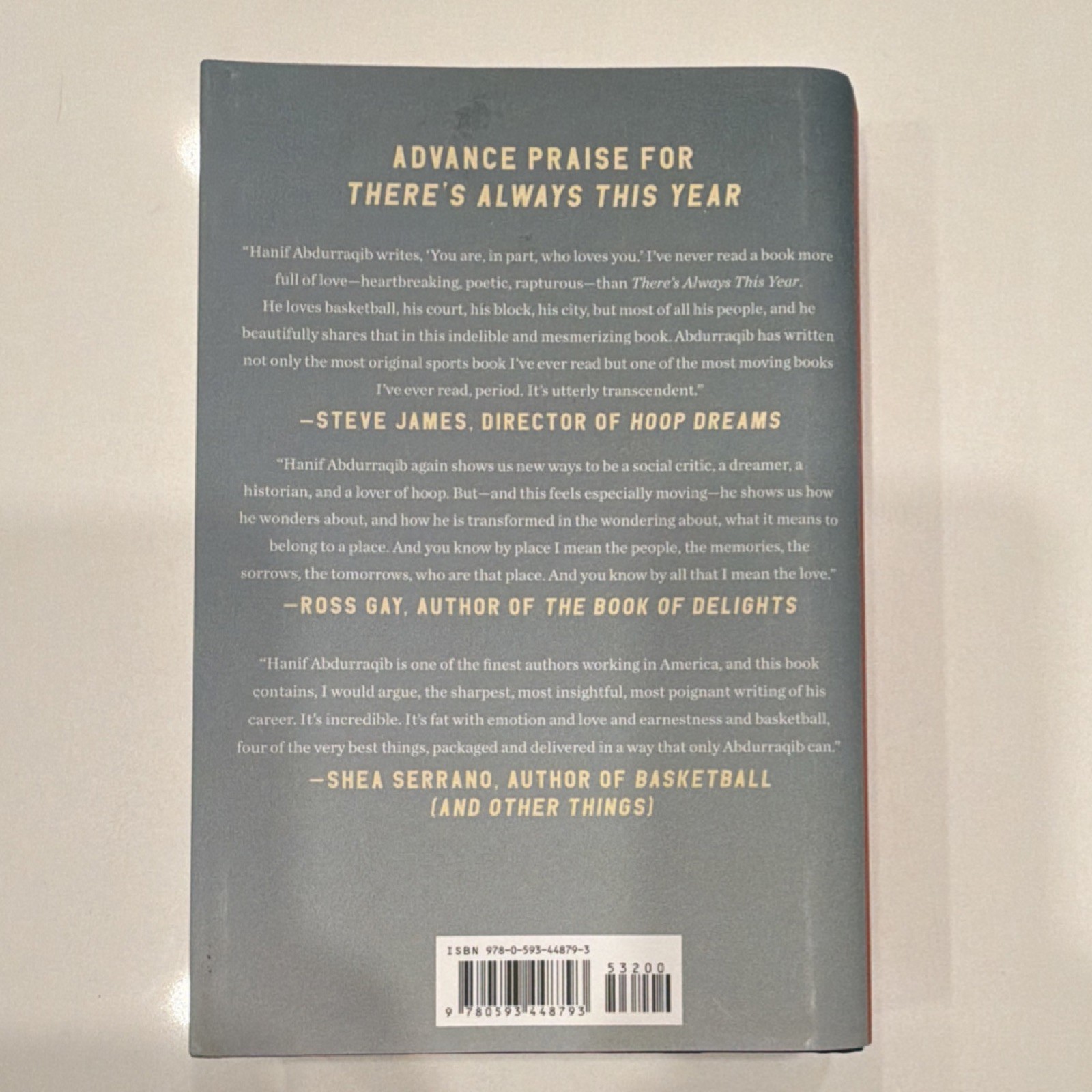 Hanif Abdurraqib There’s Always This Year, Hardcover Book, Basketball