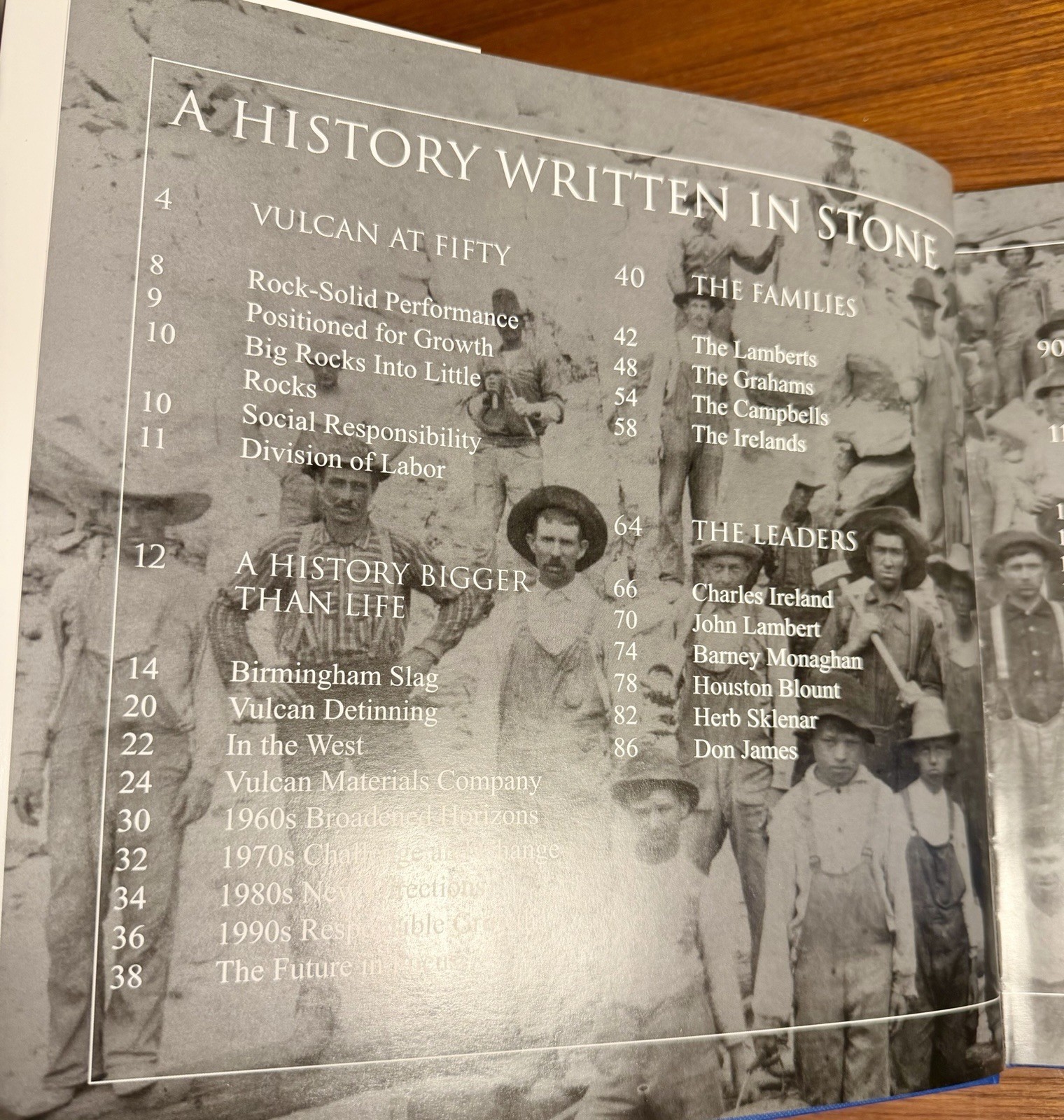 A History Written in Stone -Vulcan Materials Company RARE Privately Published HC