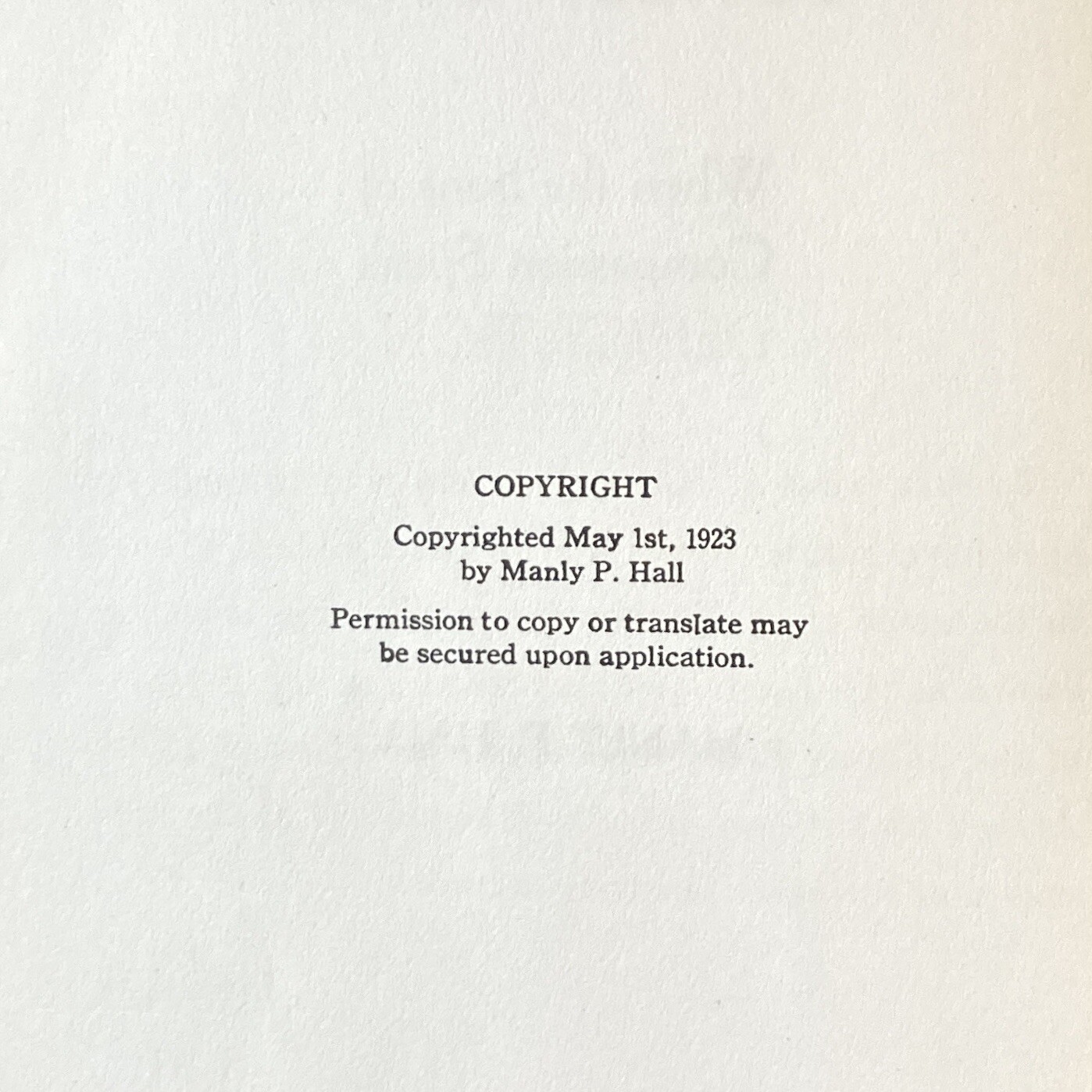 Ways of the Lonely Ones – Manly P. Hall (rare privately published 2nd ed.) 1923