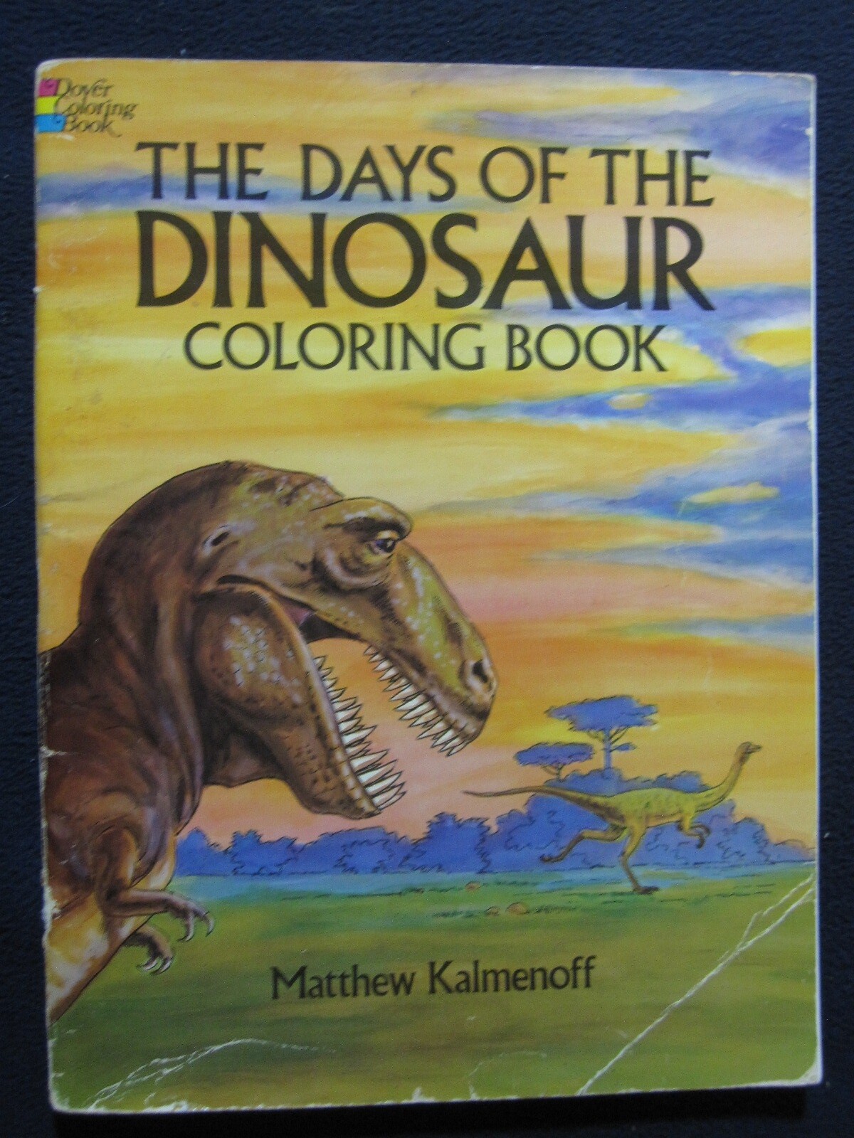 The Days of the Dinosaur Coloring Book [Paperback] Matthew Kalmenoff