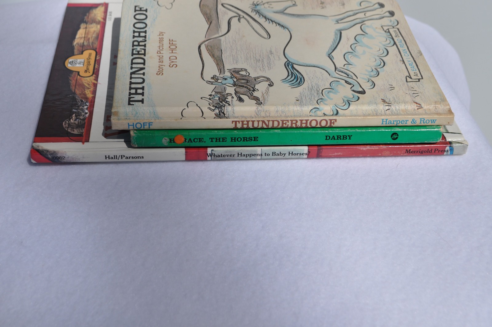 Horse Books For Kids: Horace, The Horse; Thunderhoof +vinyl record; Baby Horses