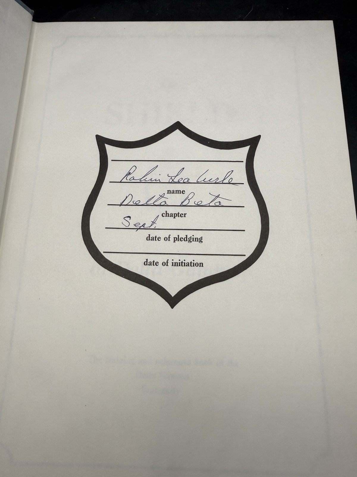 Vtg The Shield Of Delta Gamma A History Of Delta Gamma Set Of 2 Reference Books