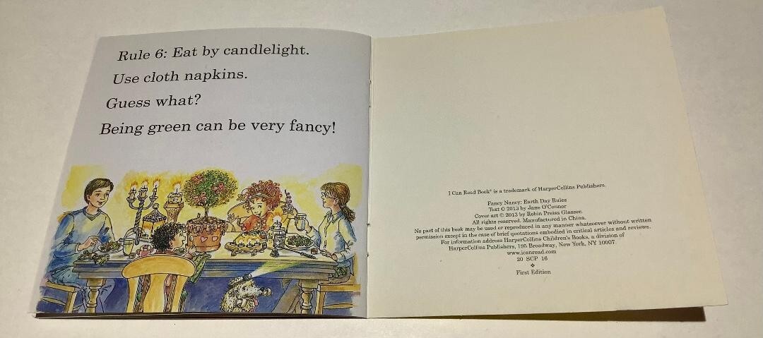 Set of 5 Fancy Nancy I can Read Phonics Paperback Books 8-12 2013
