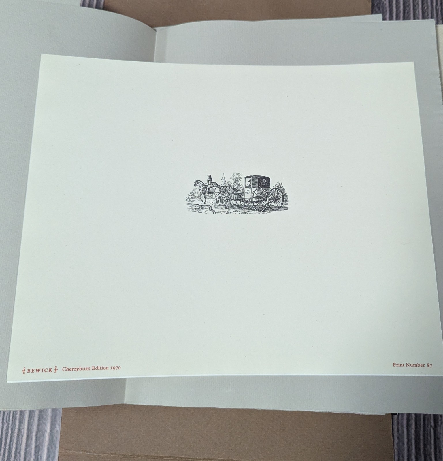 Portfolio of 100 Thomas Bewick Wood Engravings – 1970 Newberry Cherryburn Press