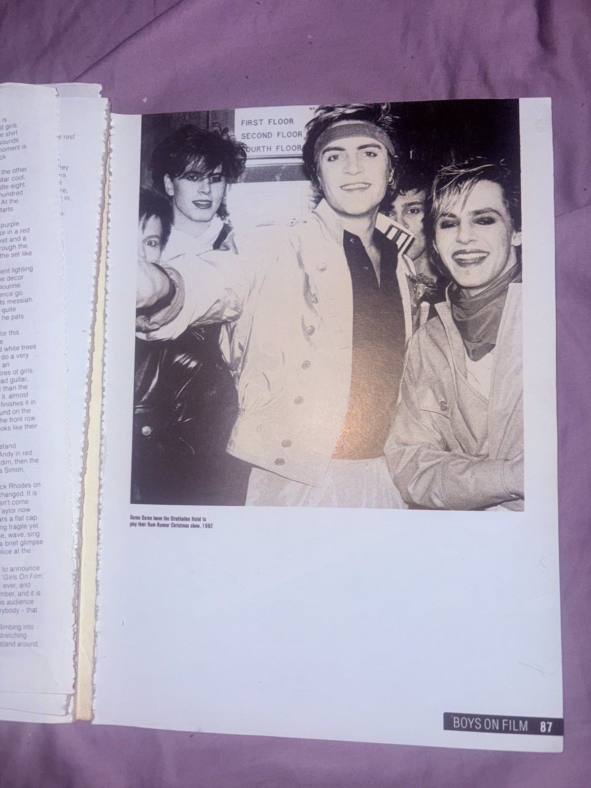 Duran Duran Book The First Four Years of the Fab Five Neil Gaiman RARE *read*