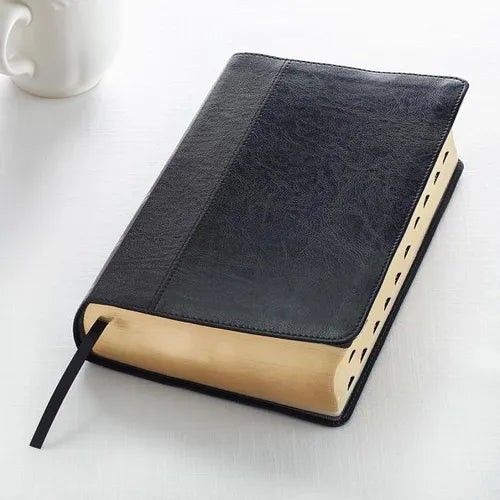 KJV Giant Print Lux-Leather 2-Tone Black – Imitation Leather
