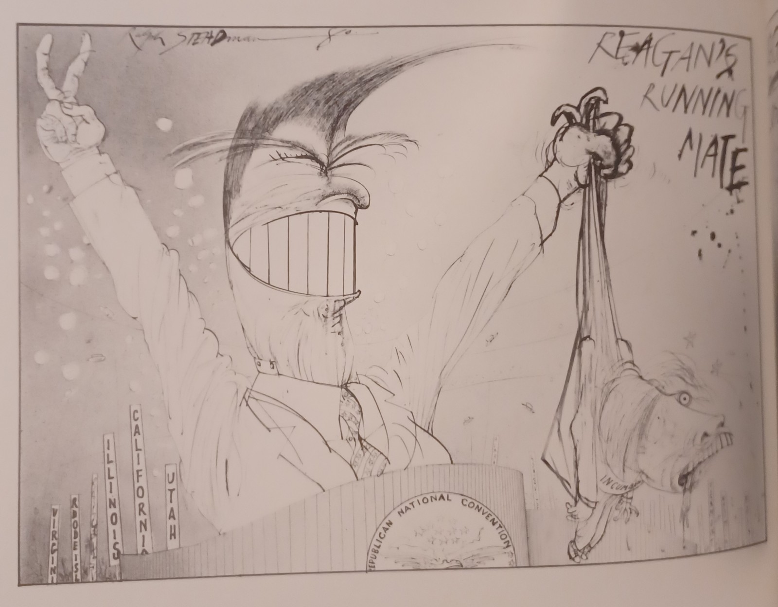 Scar-Strangled Banger, Ralph Steadman. First Printing Hardcover. Nice.
