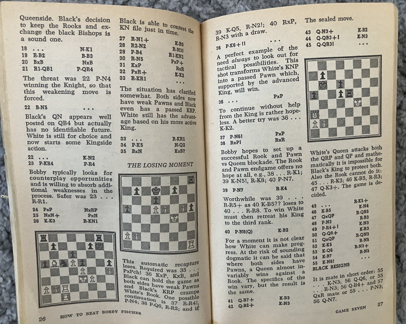 HOW TO BEAT BOBBY FISCHER Bobby Fischer’s 61 Losing Games in Championship Play