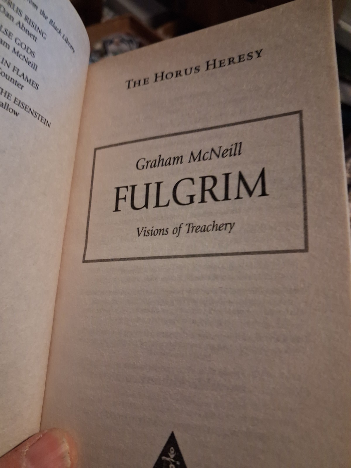 Fulgrim : Visions of Treachery by Graham Mcneill (2007, Mass Market)