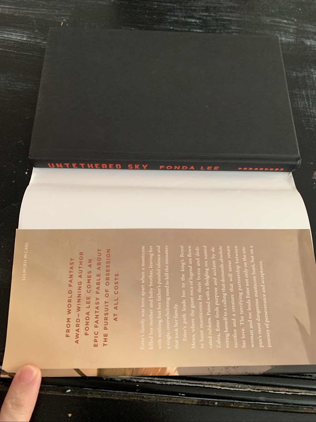 Untethered Sky by Fonda Lee (2023, Hardcover) 1st Edition 3rd Printing
