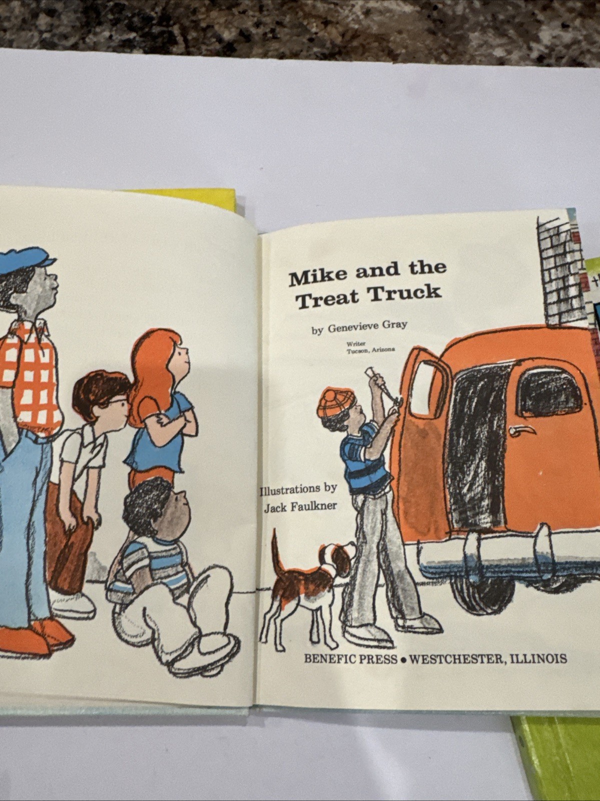 “Treat Truck”Series Lot Of 3 Books 1974 Benefic Press Easy Readers/Children’s