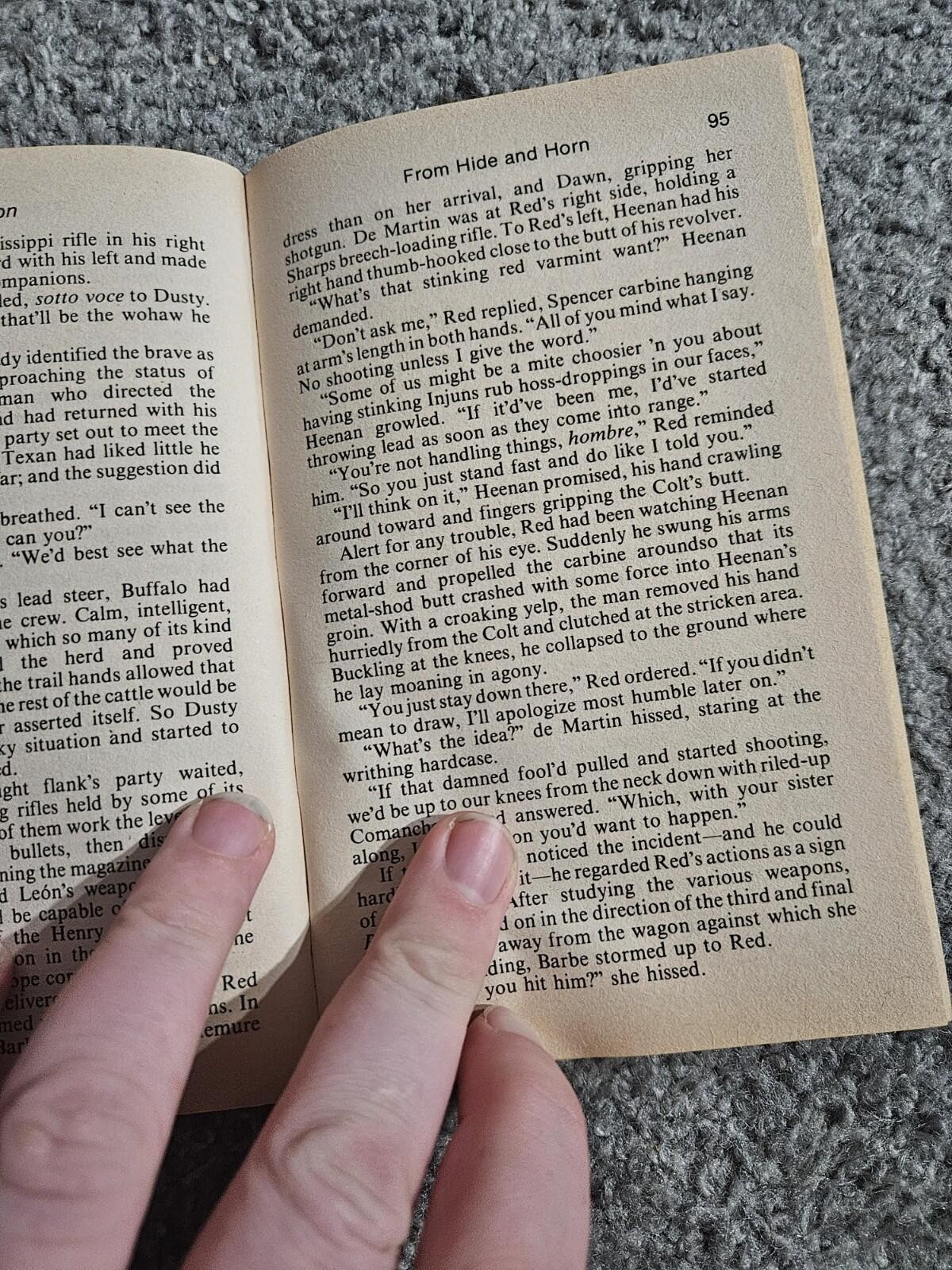 From Hide To Horn By J. T. Edson (1980 Trade Paperback) Berkeley Publising -Good