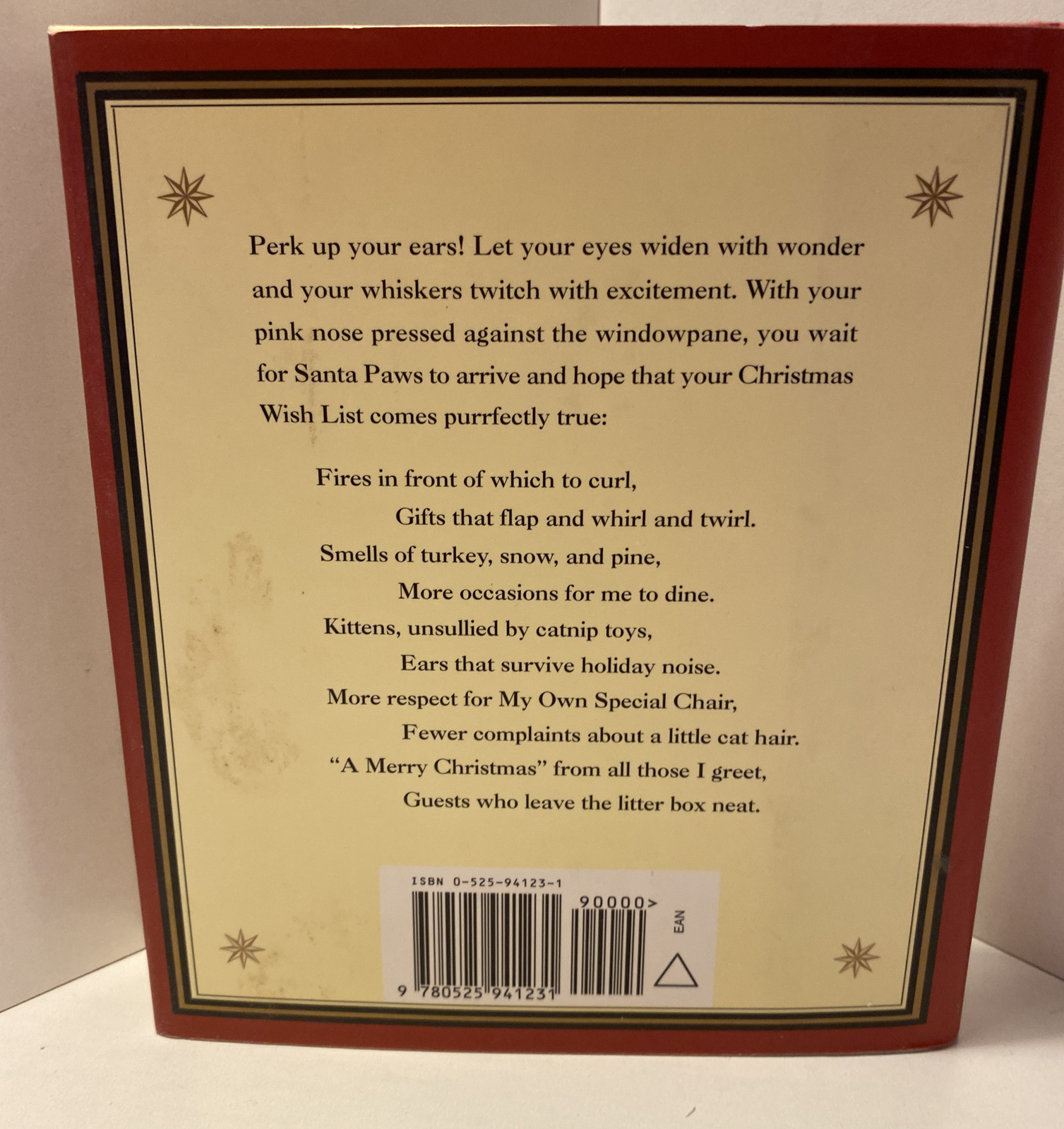 A Cat’s Christmas by Stefanie Samek (1996, 1st Hardcover) Larry Ross