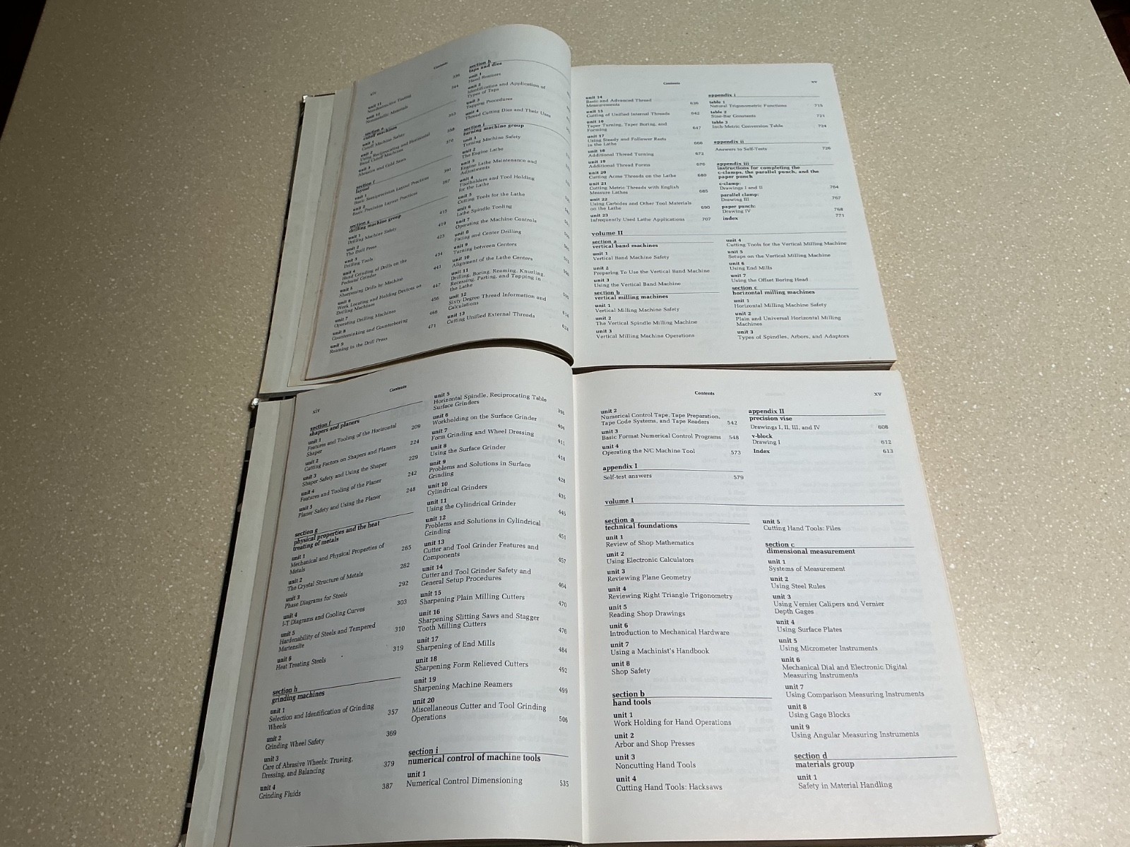 Machine Tools and Machining Practices volume 1 and 2, 1977