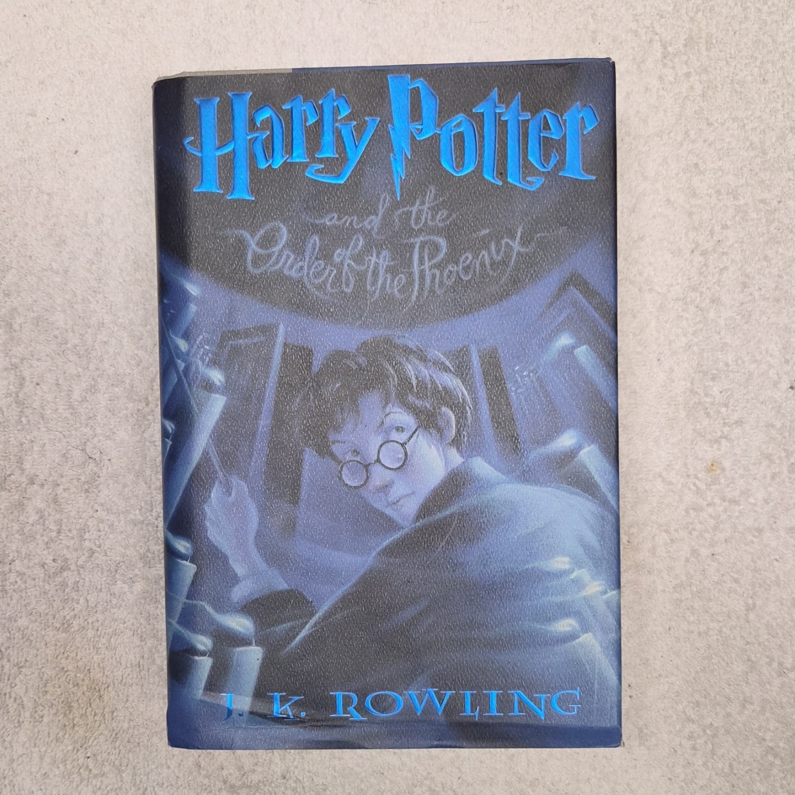 original U.S. hardcover editions of Harry Potter by J.K. Rowling
