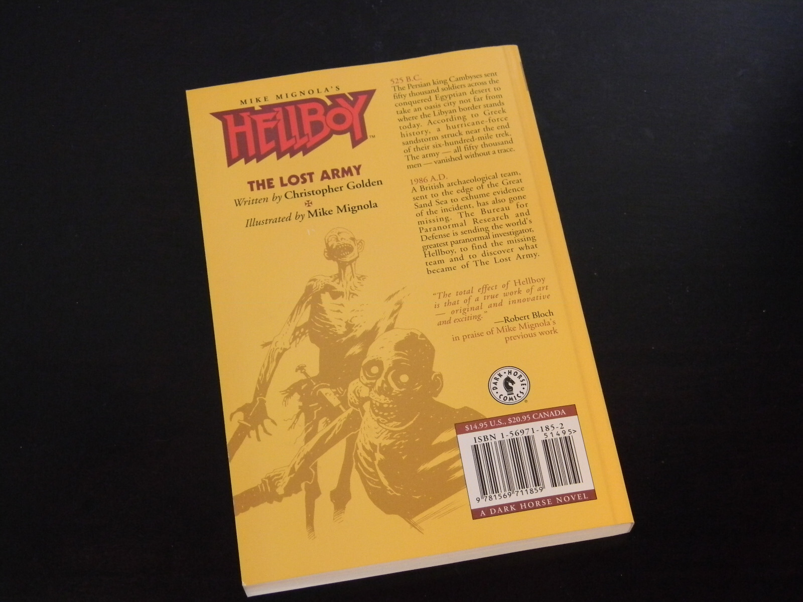 HELLBOY: The Lost Army – Mike Mignola 1997 Dark Horse Comics, Inc. 1st Print!