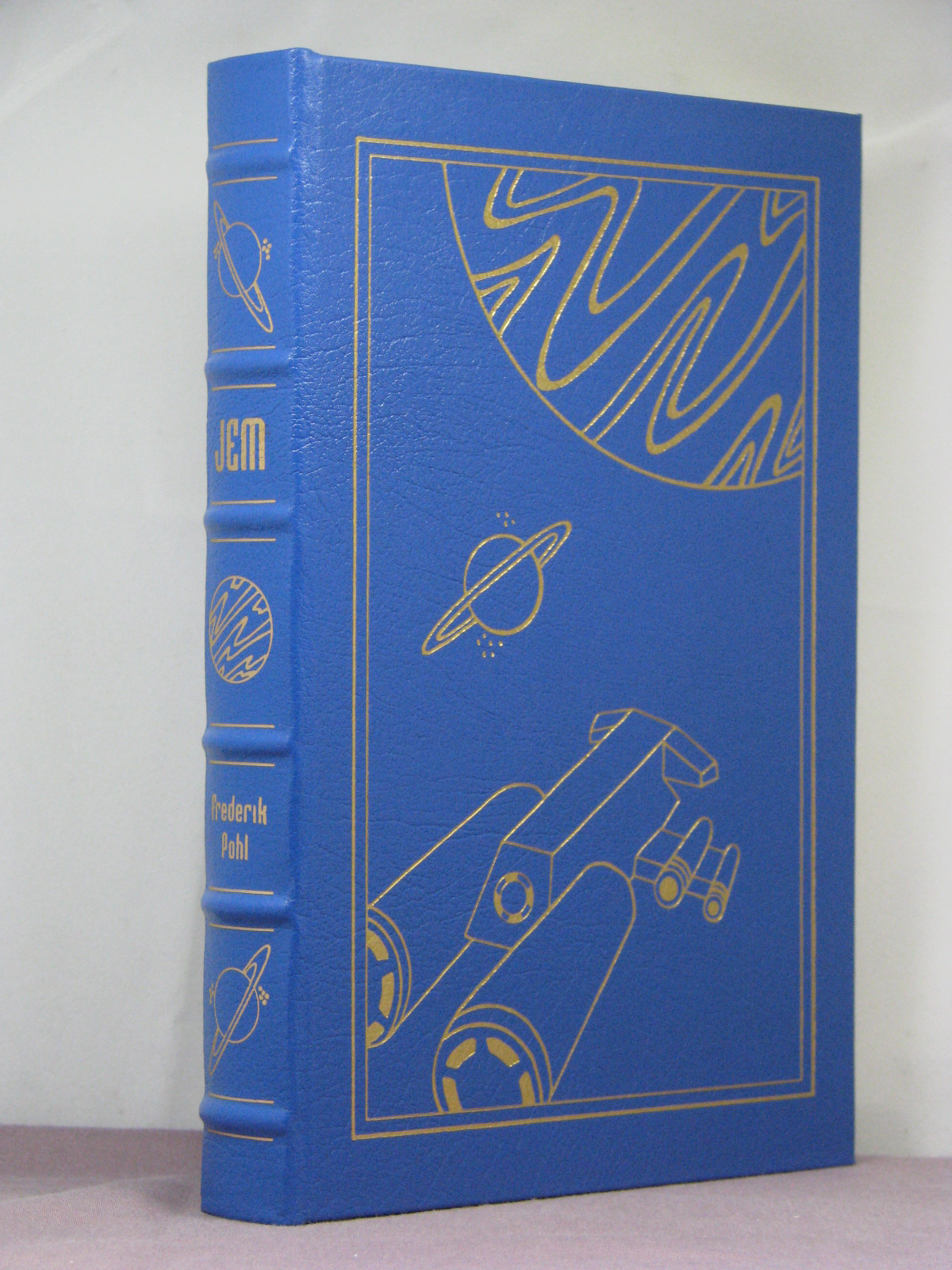 2 signatures (author[bkplate],artist), Jem by Frederik Pohl, Easton Press