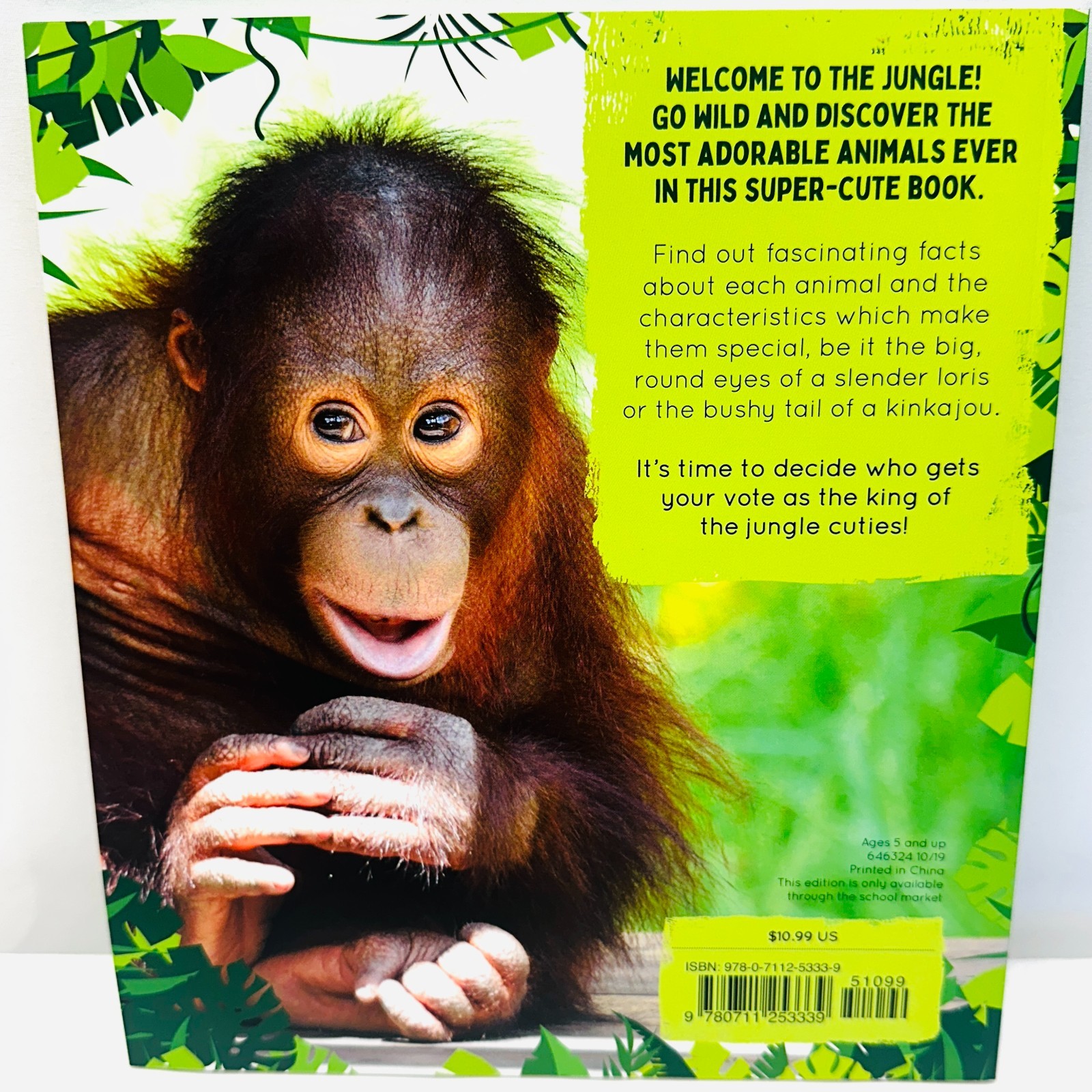 Cutest Jungle Animals Ever Paperback Camilla De La Bedoyere BRAND NEW Free ship