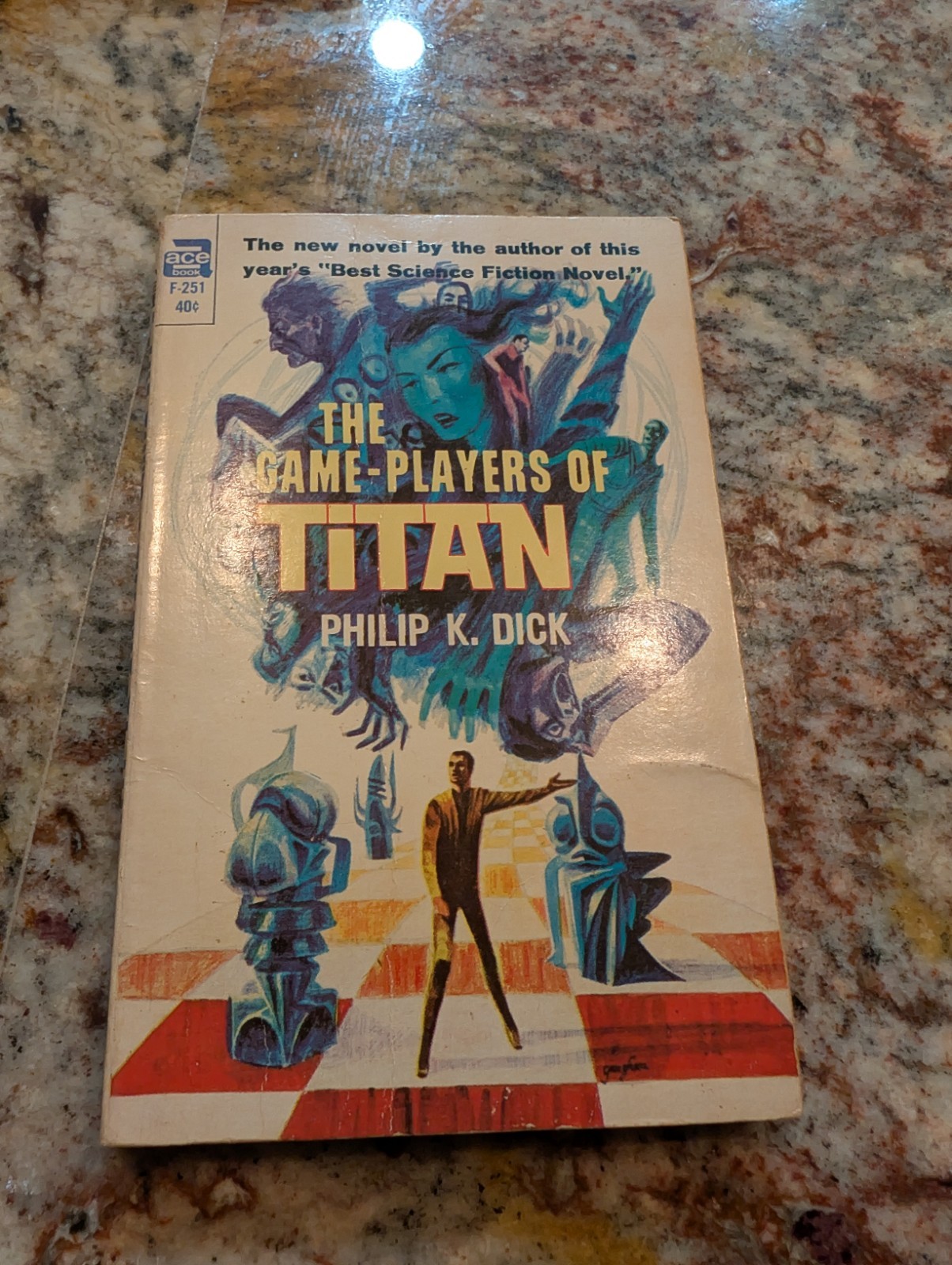 Vintage Sci-Fi Paperback: The Game-Players of Titan by Philip K. Dick (Ace Books