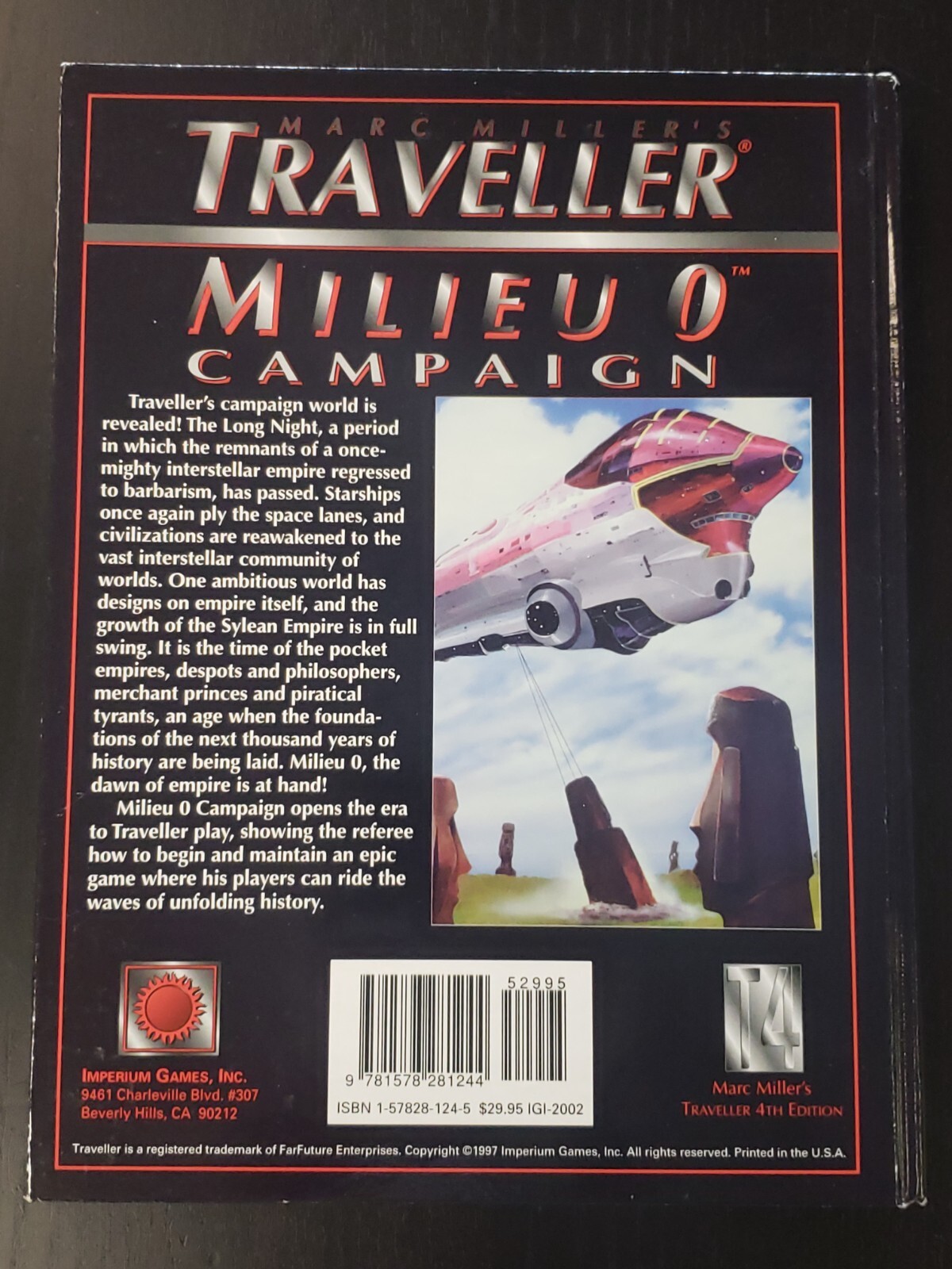 Marc Miller’s Traveller MILLIEU O CAMPAIGN 4th Edition Hardback