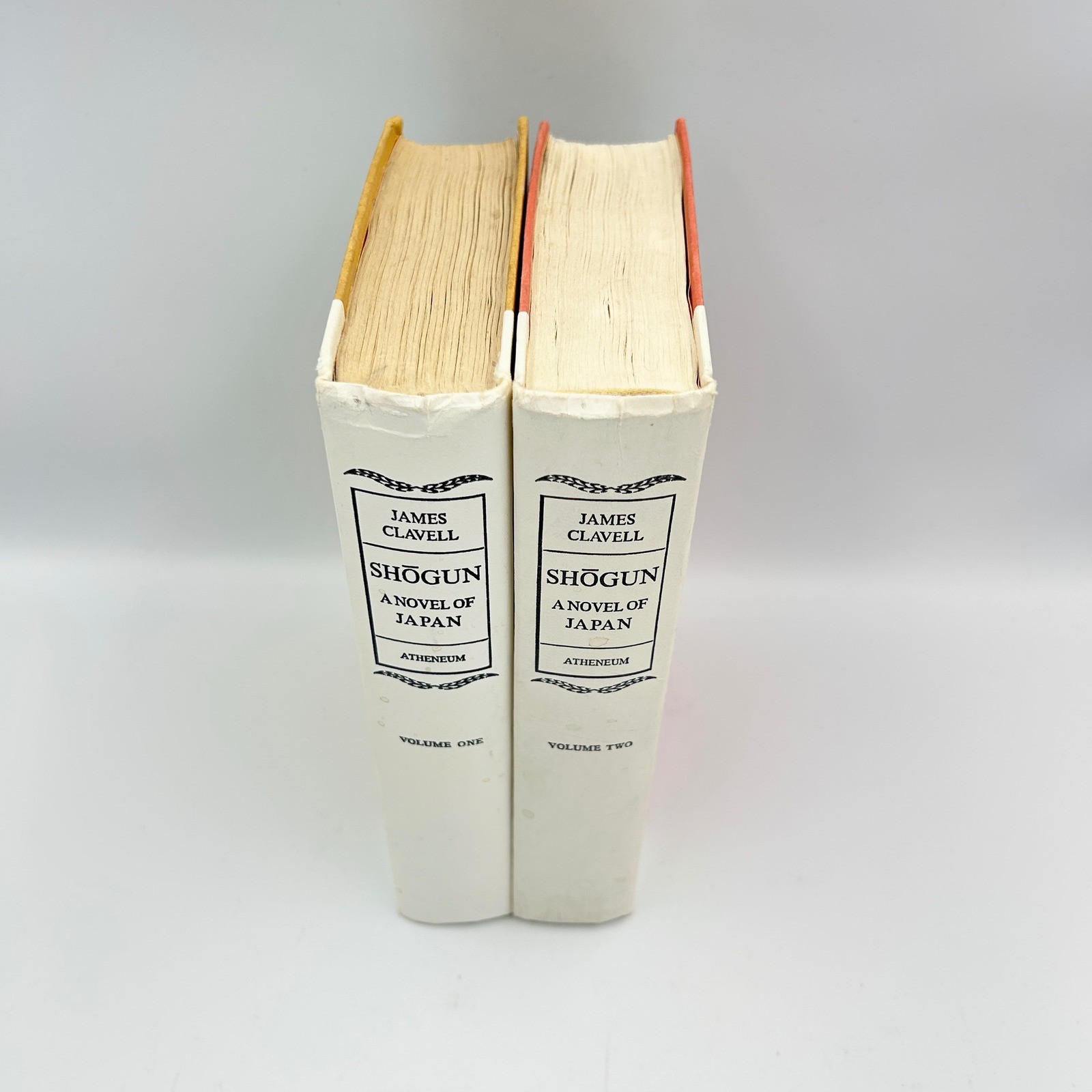 James Clavell Shogun Hardcover Set Volumes 1 & 2 Atheneum 1975 Vintage Books