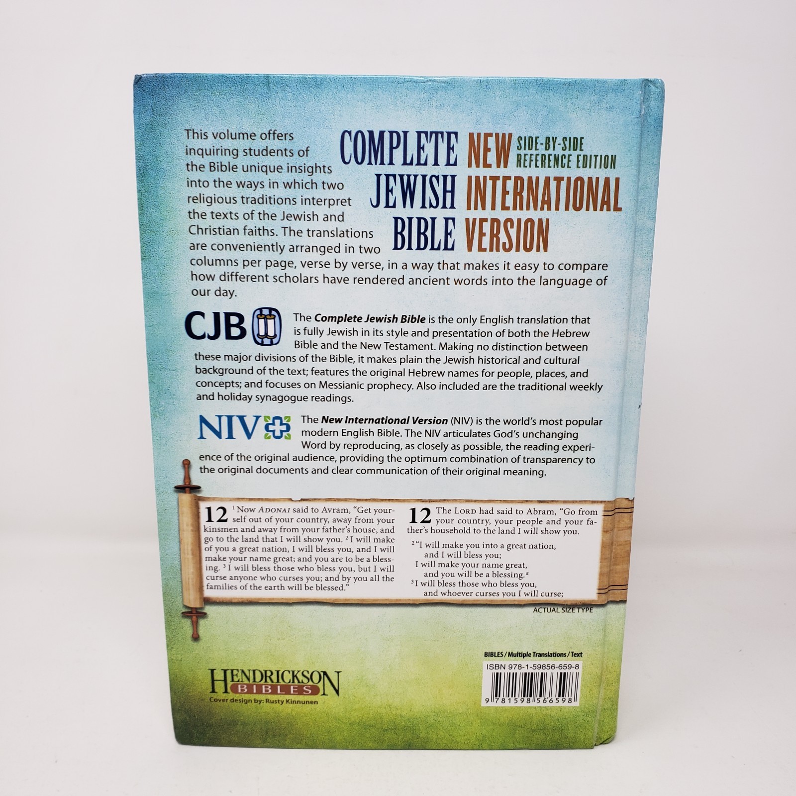 Complete Jewish Bible-PR-Cjb/NIV by Hendrickson Publishers (2011, Hardcover)