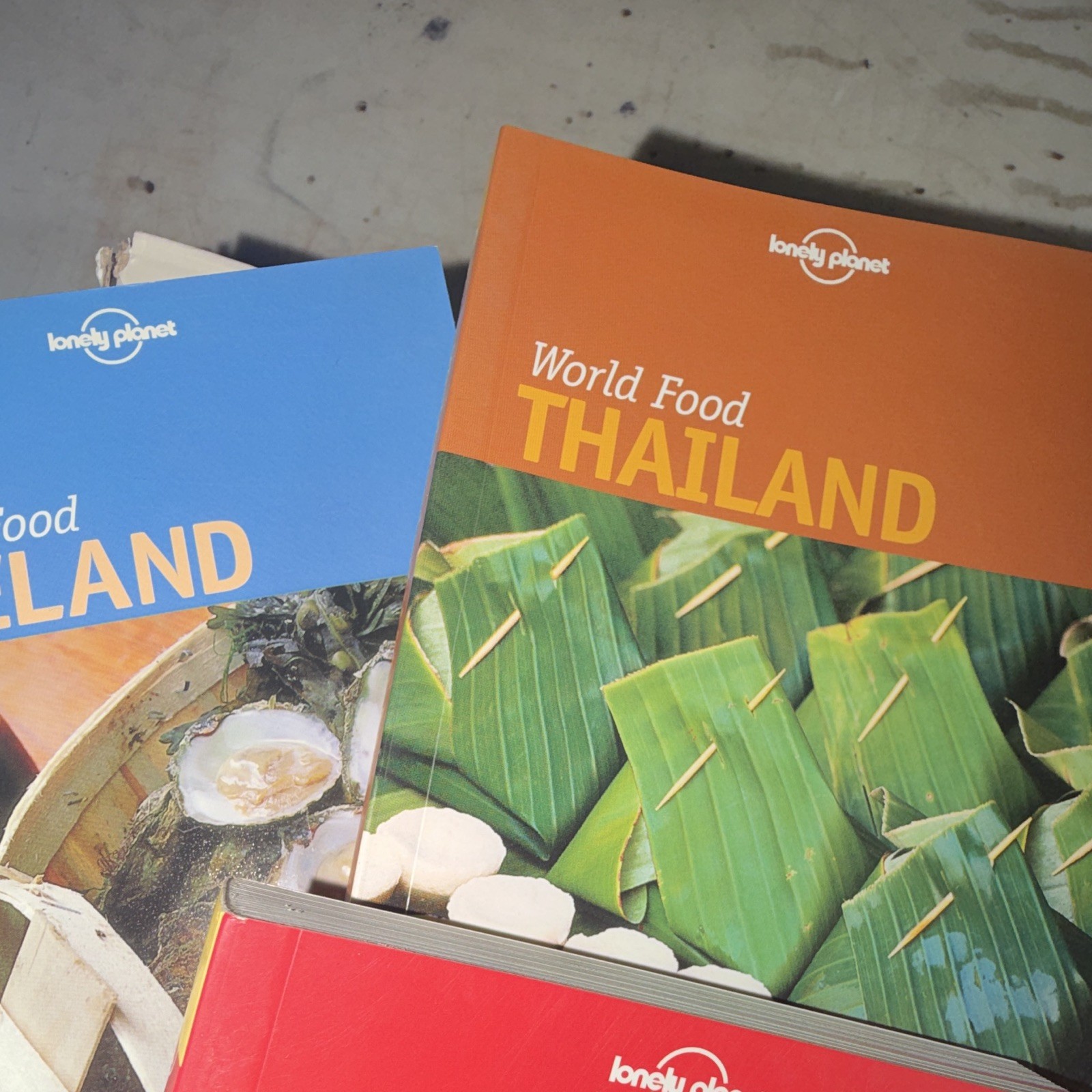 Lonely Planet World Food Lot of 5 PB Illustrated 1st Ed Italy Spain + More
