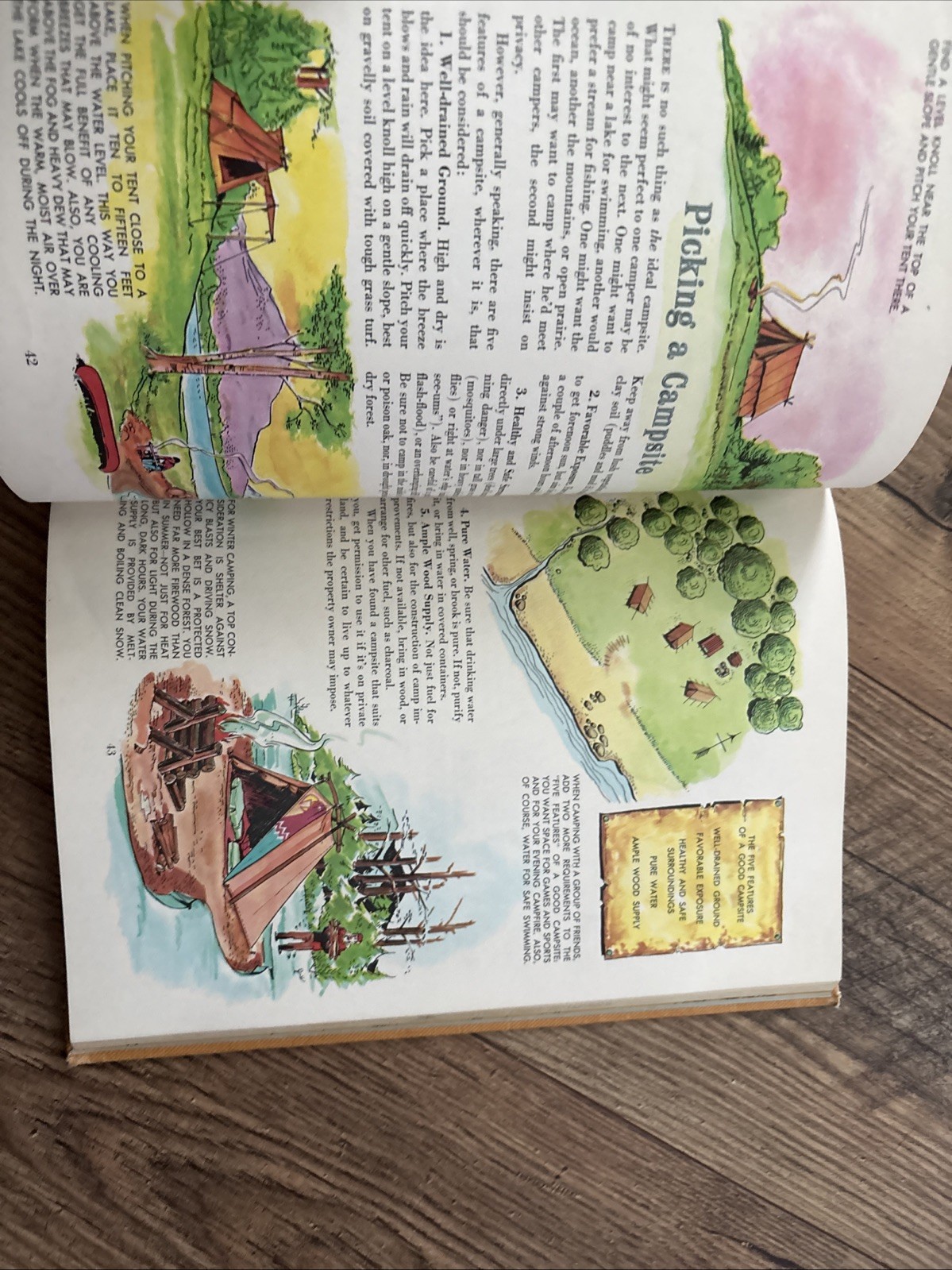 1959 Ex Library The Golden Press Camping and Camp Crafts Gordon Lynn Barth