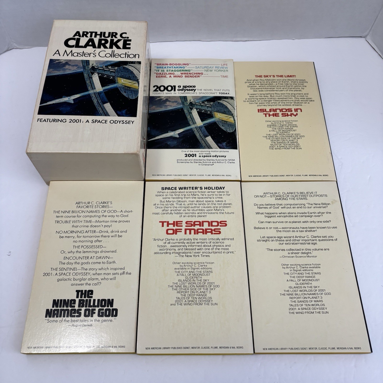 Arthur C. Clarke: A Master’s Collection 5-Book Paperback Box Set A Space Odyssey