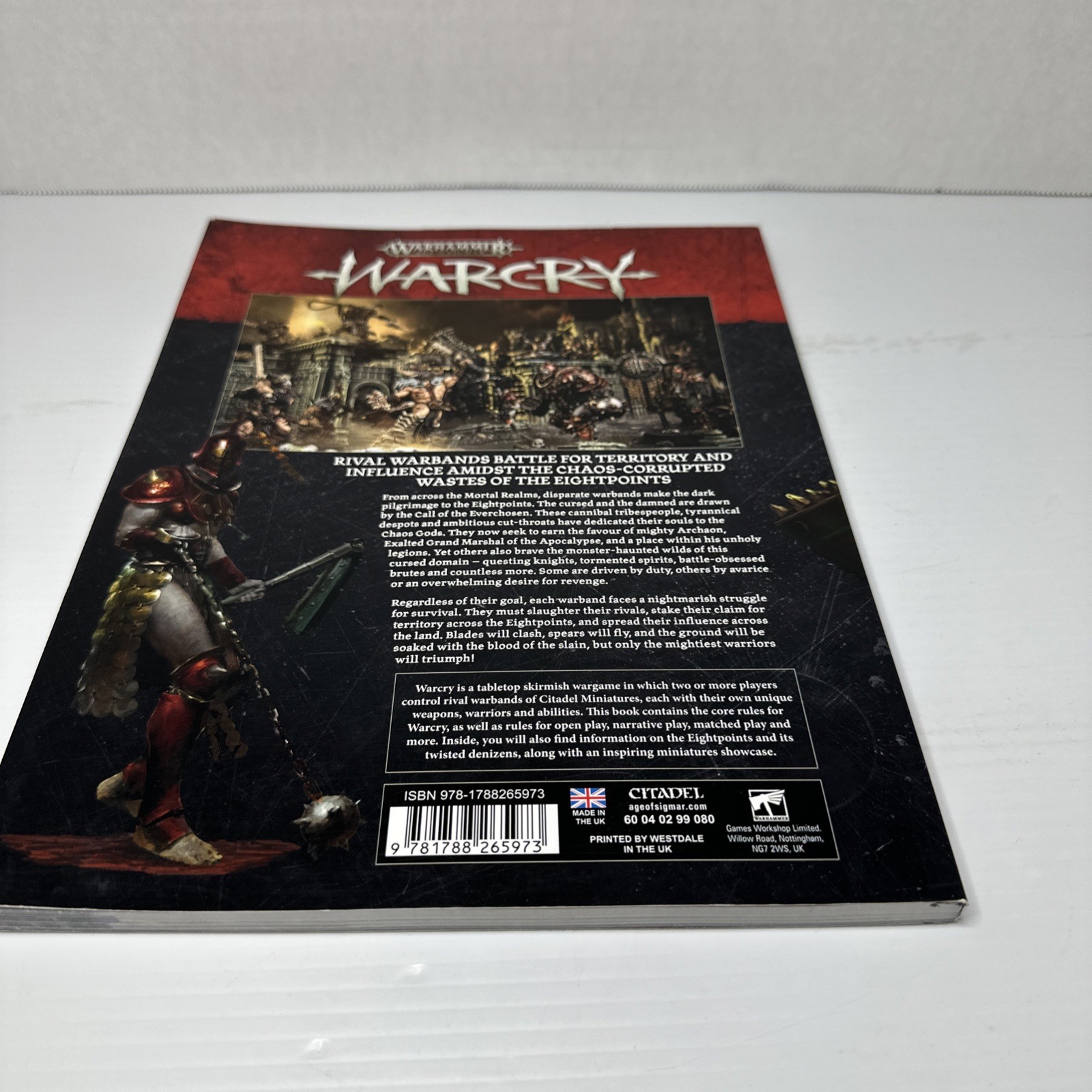 Warhammer Warcry Core Book Skirmish Combat 159 Pages Games Workshop 2019