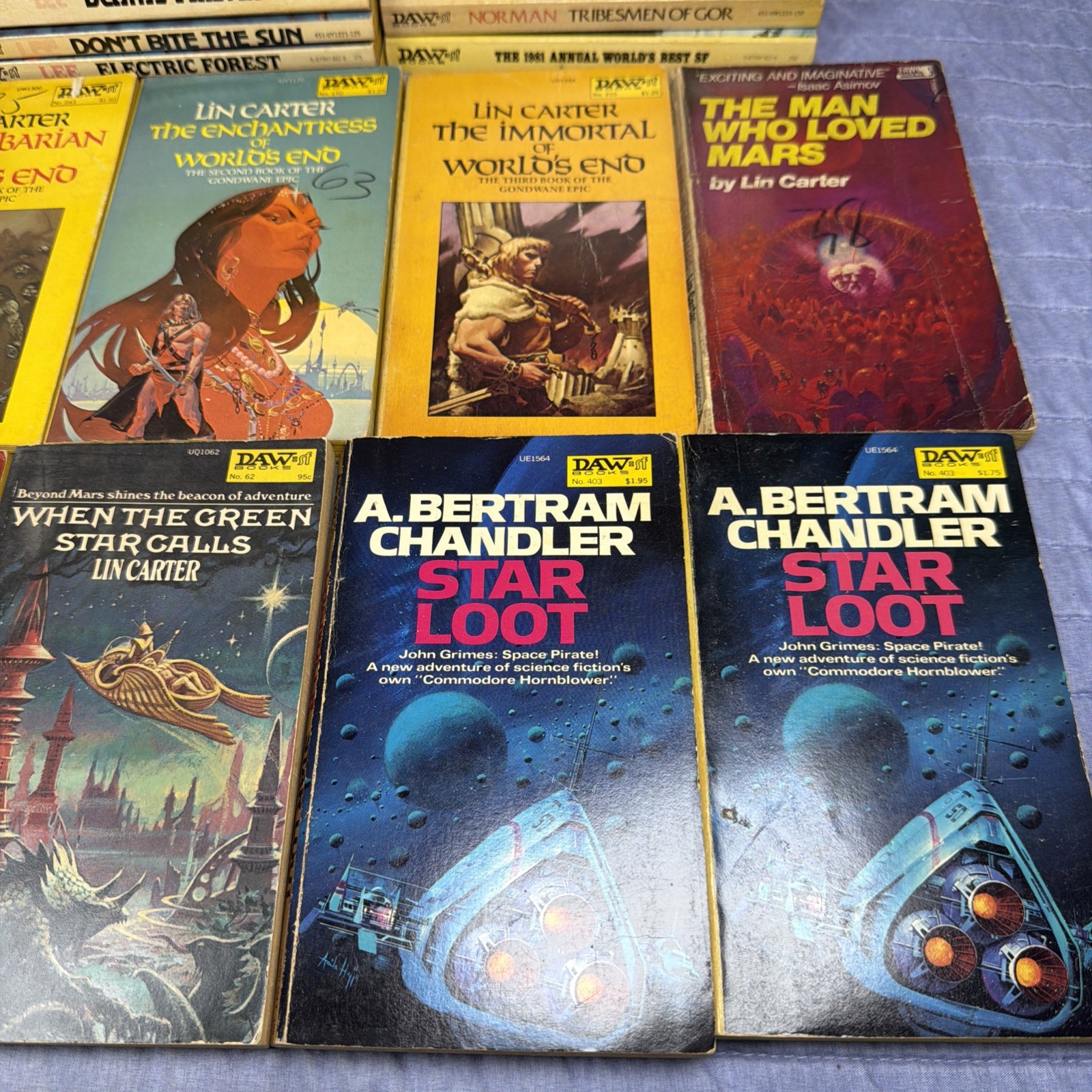 U Pick | Vintage DAW books Sf UK Science Fiction Fantasy Carter Lee Norman