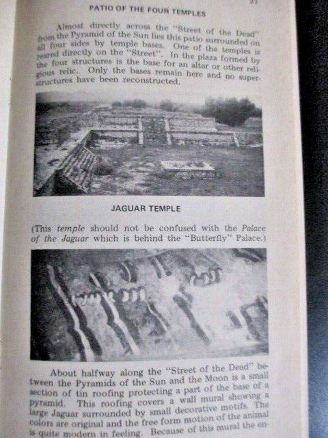 Guide to Pyramids of Teotihuacan Bloomgarden Mexico Paperback 1975 34 Pages