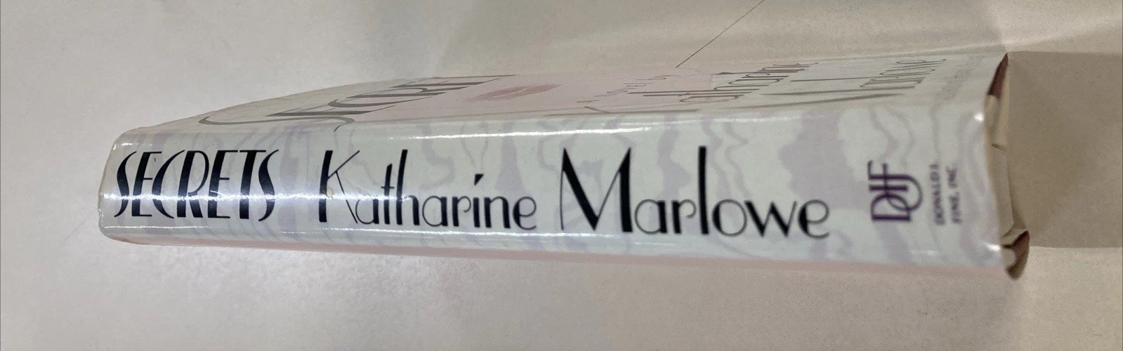 Secrets HC DJ Katharine Marlowe 1992 Donald Fine Very Good