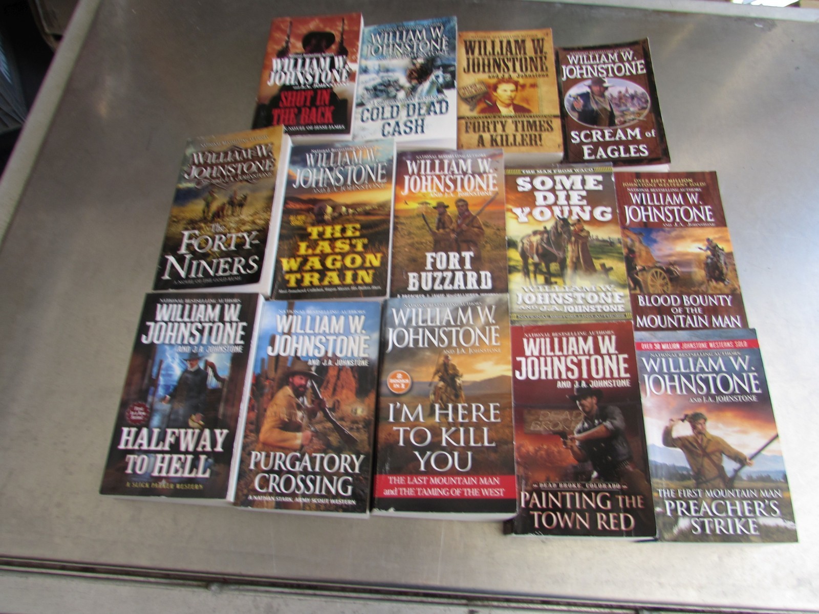 Lot of 14 William W. Johnstone J.A. Johnstone Western Paperback Books 2024 /2025