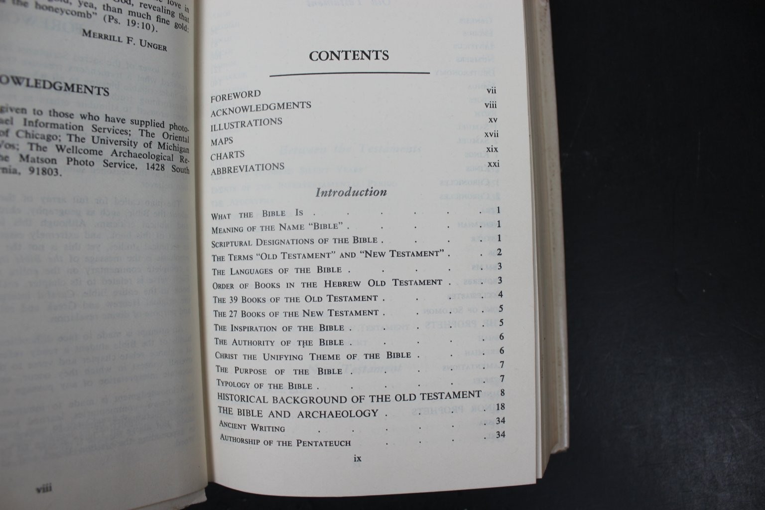 Unger’s Bible Handbook Merrill F. Unger 1966 First Edition Moody Press HCDJ