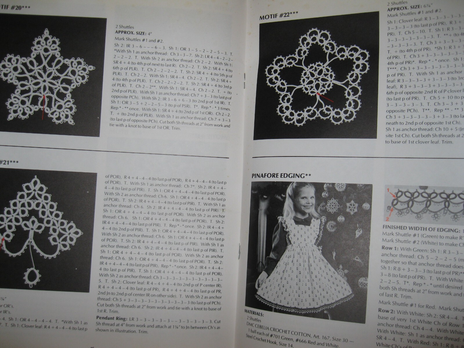DMC FESTIVE TATTING REF. 15218 GREAT HOLIDAY PATTERNS BY DMC 1983 WITH 31 PAGES!