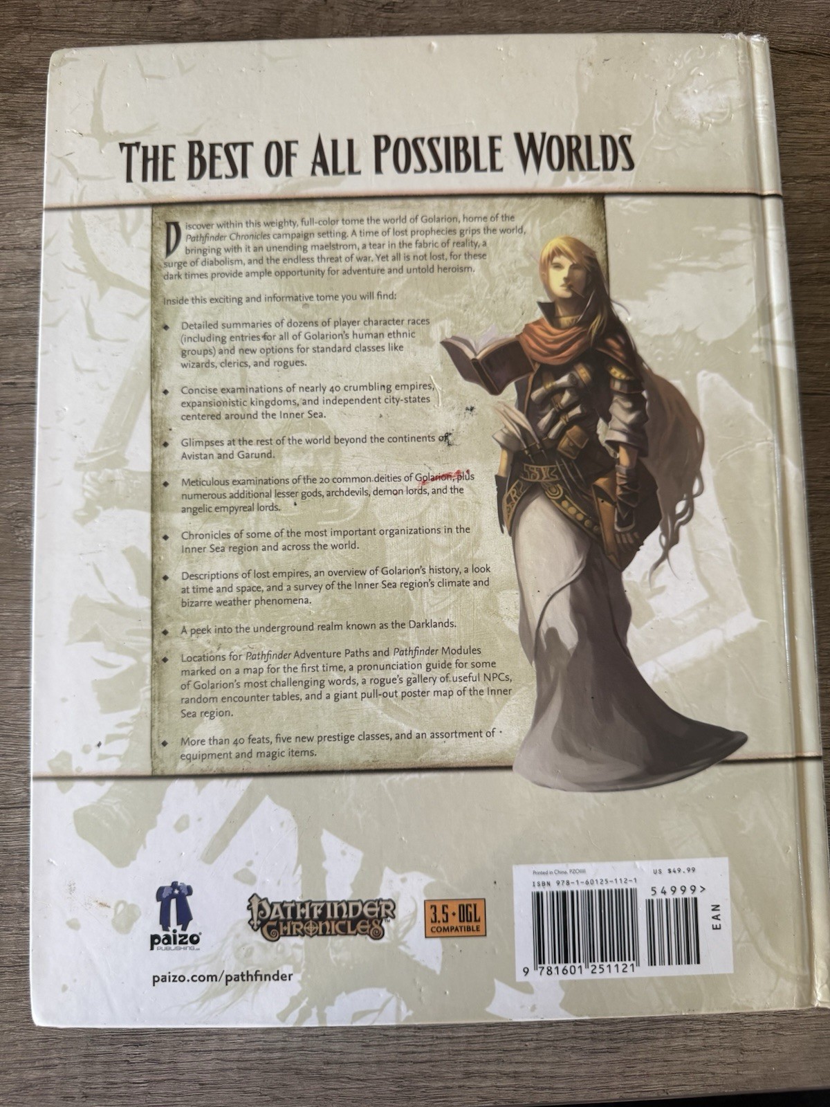 Paizo Pathfinder Pathfinder Chronicles Campaign Setting Good Shape! CHEAP!