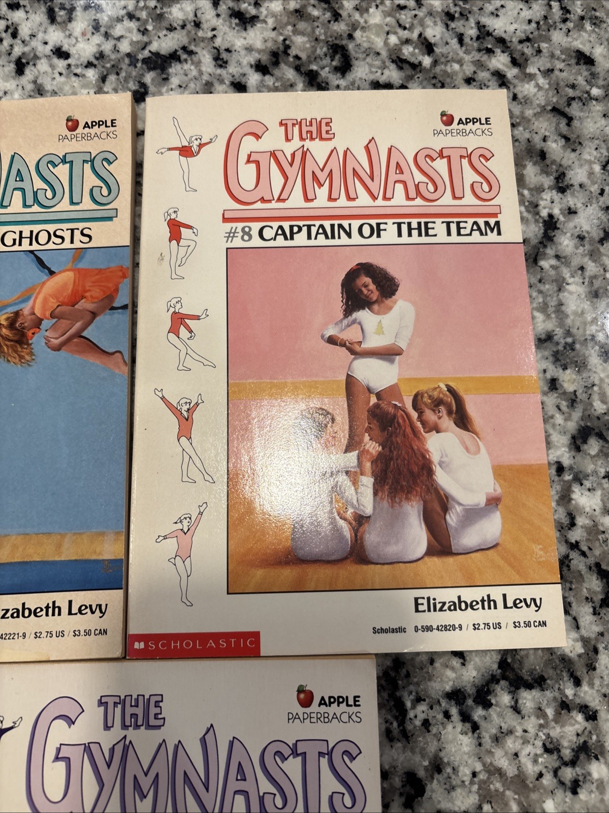 Vtg. The Gymnasts by Elizabeth Levy Lot of 3 Books #7-9