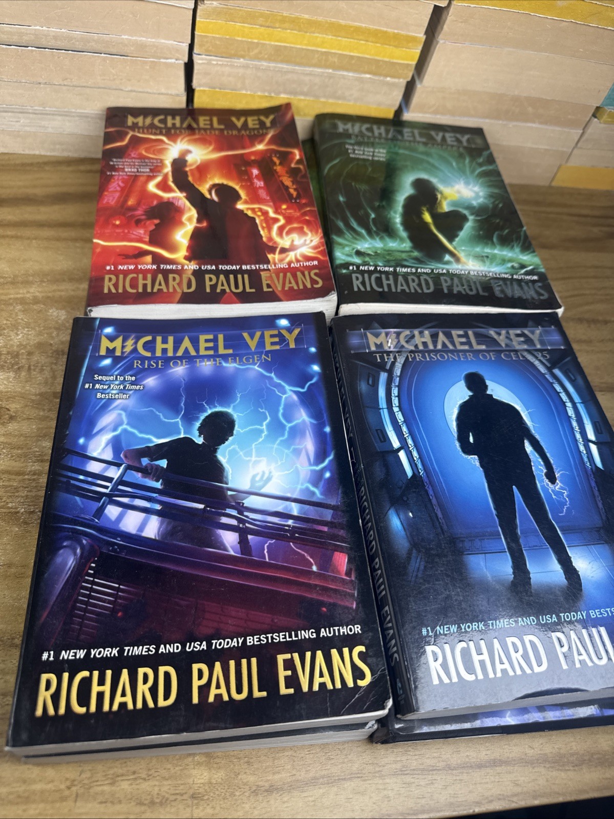 Michael Vey/Richard Paul Evans Book Lot : #1-8 Hardcover Paperback Mix